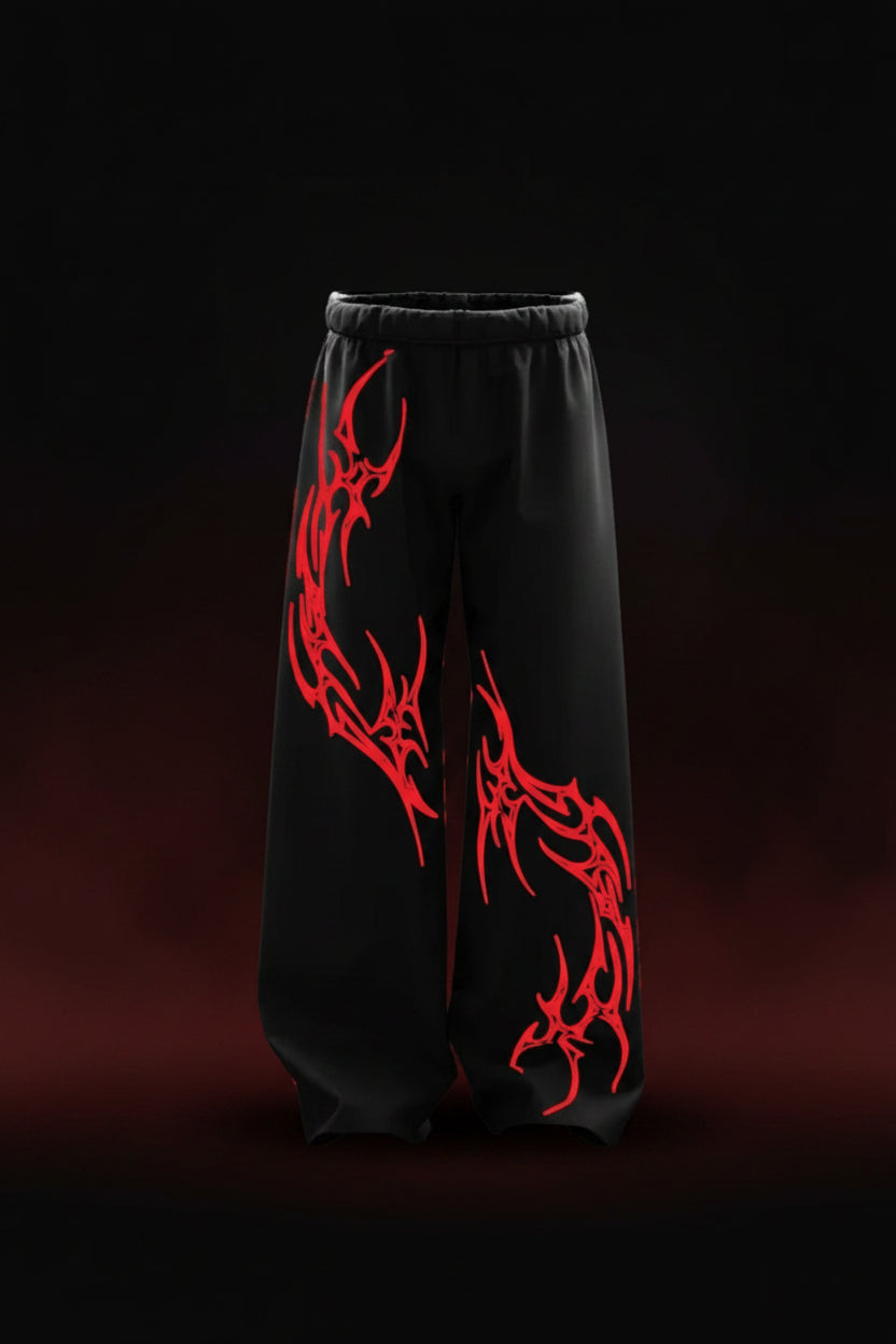 TRIBAL BAGGY SWEATPANTS